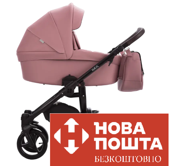 Коляска 2 в 1 Bebetto LUCA PRO 36 рожева 503.33.23.036, фото 1