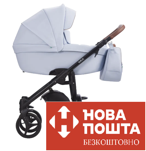 Коляска 2в1 Bebetto LUCA PRO 16 блакитна, фото 1