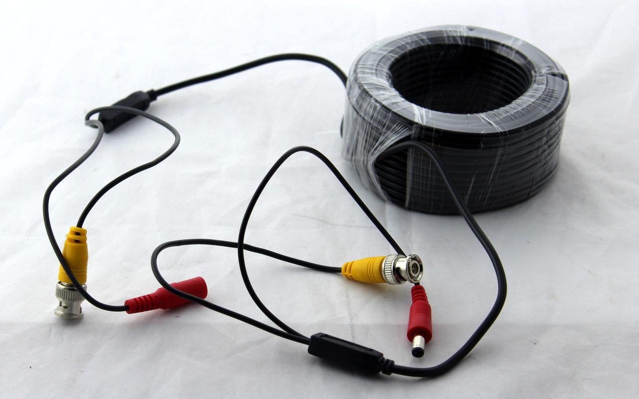 Кабель для камери 20 м метрів (50) у пап. 50 шт., фото 1