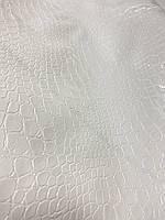 Комплект глянсової оббивки для дверей, Білий пітон, 1000x2050 мм