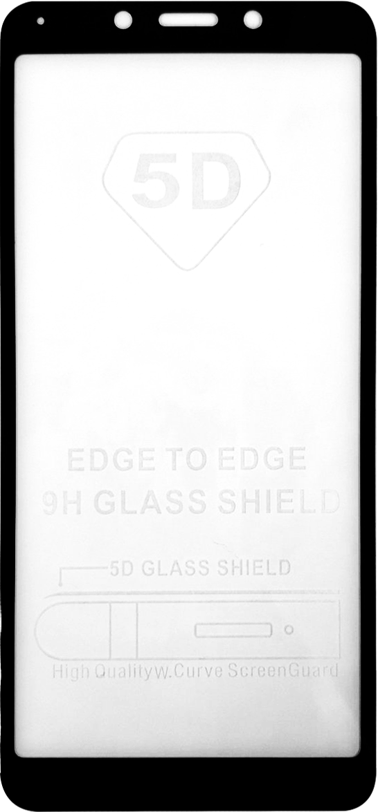Захисне скло Xiaomi Redmi 6A black frame 5D