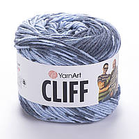 Yarnart CLIFF (Ярнарт Кліф) № 8304 джинсово-блакитний (Напіввовняна пряжа, нитки для в'язання)