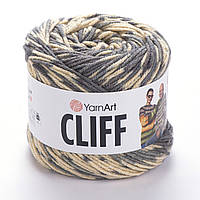 Yarnart CLIFF (Ярнарт Кліф) № 8305 сіро-бежевий (Напіввовняна пряжа, нитки для в'язання)