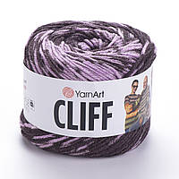 Yarnart CLIFF (Ярнарт Кліф) № 8309 фіолетово-бузковий (Напіввовняна пряжа, нитки для в'язання)