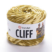 Yarnart CLIFF (Ярнарт Кліф) № 8316 гірчично-жовтий (Напіввовняна пряжа, нитки для в'язання)
