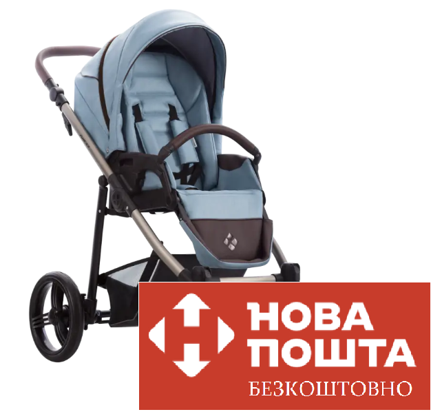 Коляска прогулянкова Bebetto NICO SAND 01 блакитна