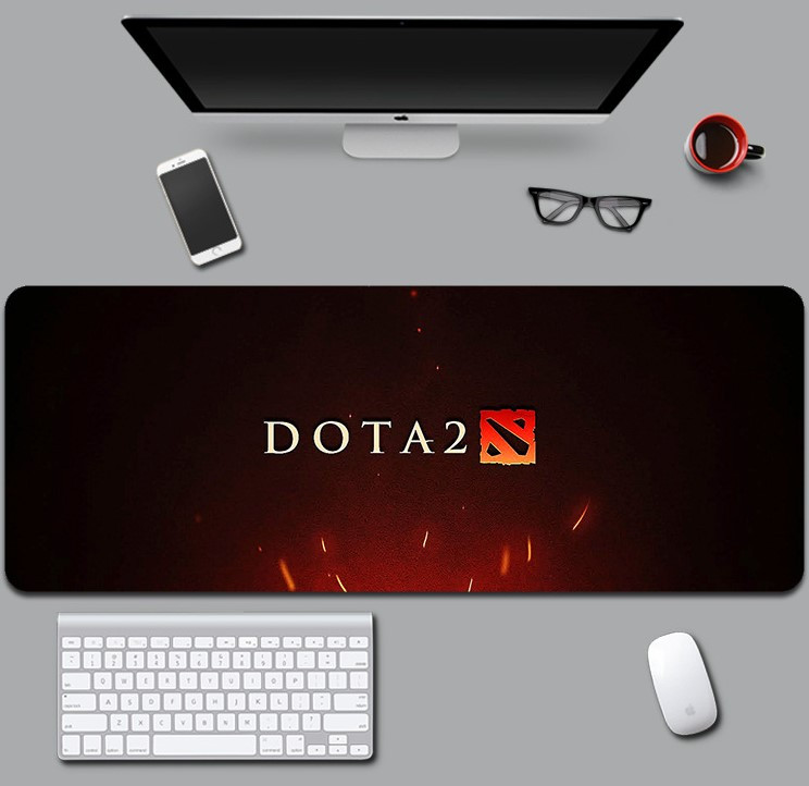 Великий килимок для мишки та клавіатури DOTA 2 900*400*3 мм, фото 1