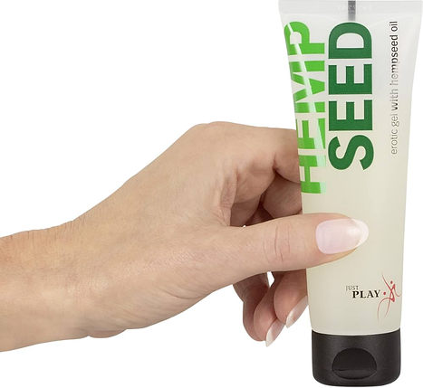 Лубрикант на водній основі Just Play Hempseed Gel 80 мл, фото 3