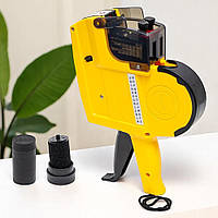 Етикет пістолет для цінників дворядковий YH-689, Жовтий (Етикетковий пістолет)