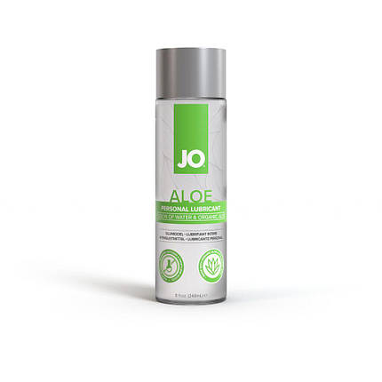 Лубрикант на водній основі JO H2O Waterbased Aloe з алое та гіалуроновою кислотою, фото 4