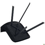 Стілець обідній кухонний Harlem чорний/велюр чорний, фото 9