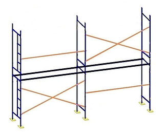 Будівельне риштування 4 х 6 м