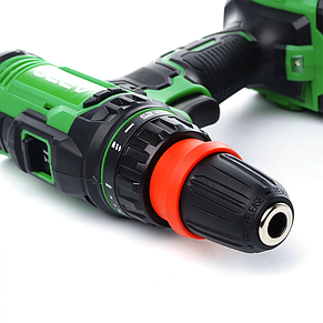 Дриль-шуруповерт швидкозйом акумуляторний 40Нм 20В 2А·год APRO 20DC (895031) кейс, 2 АКБ, ЗУ, фото 3