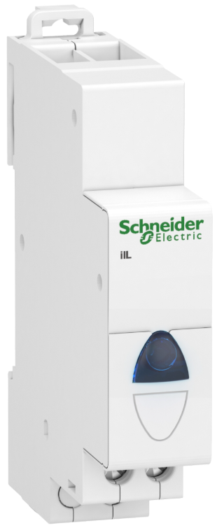 Сигнальний індикатор синій Acti9 iIL LED 110-230V AC 110-130 DC  A9E18323 Schneider Electric на DIN-рейку