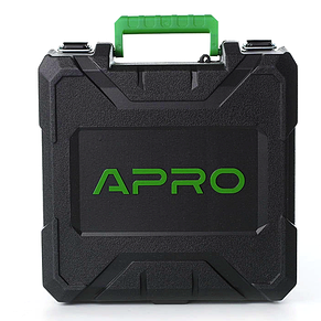 Дриль-шуруповерт швидкознімання акумуляторне 40Нм 20В ЗУ APRO 20DCK (895036) з кейсом, без АКБ, без ЗУ, фото 3