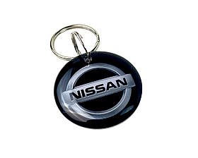 Заготовка ключа для домофону RFID 5577 перезаписуєма Авто-лого Nissand d30мм №13