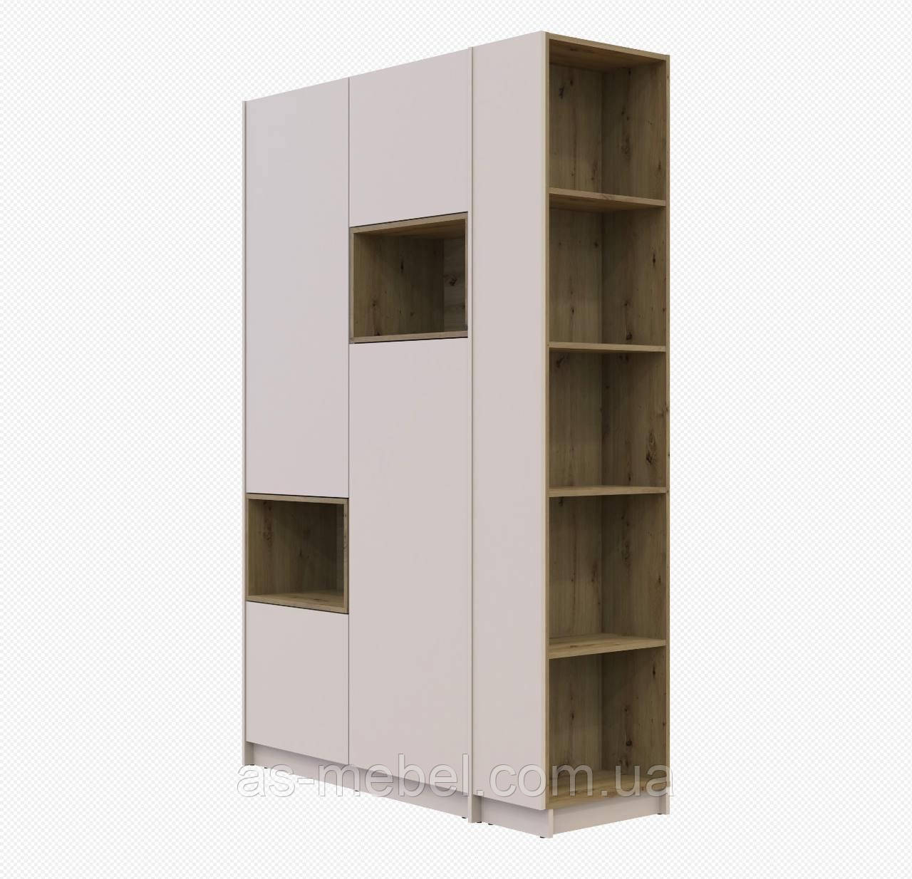 Шафа Дейл 2 з етажеркою Кашемір + артизан, фото 1