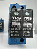 Обмежувач перенапруги DC YRO YRSP-D2 600VDC/2P, In:20кA/ Imax:40кА, фото 2