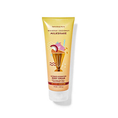 Парфумований крем для тіла Bath & Body Works Whipped Coconut Milkshake — солодкий кокосовий дотик для вашої шкіри  Пориньте в атмо