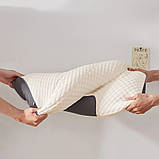 Ортопедична подушка Pillow01 для здорового сну Ергономічна подушка анатомічної форми для шиї, фото 5