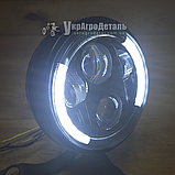 LED-фара МТЗ, ЮМЗ для ФГ-304/305 (ближній/далекий + поворот + ДХО, 5,75 дюйма, 40 Вт), фото 5