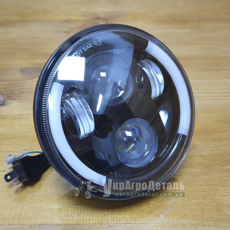LED-фара МТЗ, ЮМЗ для ФГ-304/305 (ближній/далекий + поворот + ДХО, 5,75 дюйма, 40 Вт)