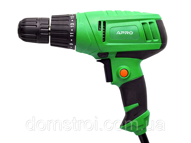 Дриль-шуруповерт мережевий 25Нм 650 Вт APRO D650 (899151)