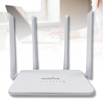 Wi-Fi Роутер 4G-5G LTE з 4 антенами та підтримкою SIM-карт R103