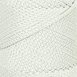 Шнур поліефірний Matte Macrame 3,5 mm, колір Молочний, фото 2