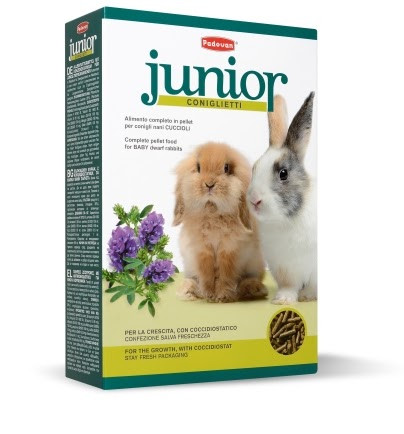 Повноцінний гранульований корм для молодих кроликів Padovan Junior Coniglietti ДжуніорКоніглієтті 850г PP00386, фото 1