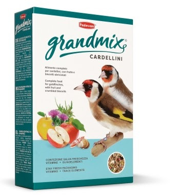 Повнораціонний корм для щигликів Padovan GrandMix Cardellini Грандмікс Карделінні 350г (PP00657) 8001254006574, фото 1