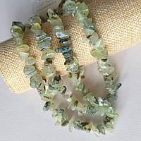 Бусини Преніт 12х5 мм 80 см Самородки