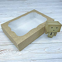 *10 шт* / Коробка / *h=6* / 250х170х60 мм / Крафт / вікно-звичайн