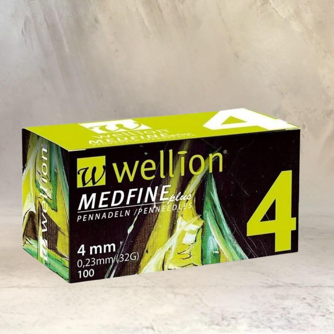 Голки Wellion (Велліон) 32G для шприц-ручек Wellion 4 мм, 100 шт., фото 1