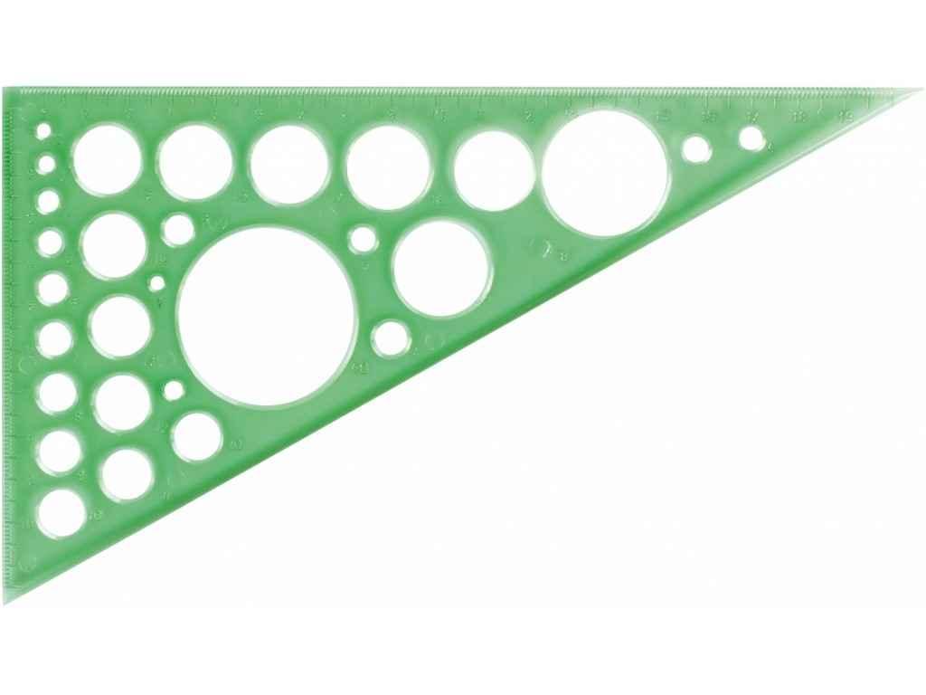 Трикутник 20см. (60*90*30) з колами E81383 ТМ ECONOMIX BP, фото 1