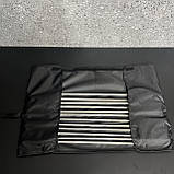 Набір шампурів Д12 ,ручка з гільзи в чохлі (12шт), фото 4