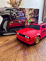 Дріфт машинка BMW E30 1:16 | Радіокерована машинка на пульті | RC Drift Car 4WD з повним приводом 30 км/год + змінні колеса
