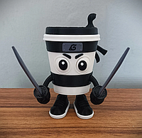 Іграшка дитяча КАПУЧИНО АССАСІНО CAPPUCCINO ASSASSINO TIKTOK BRAINROT італійські мемчики