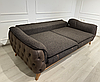 Диван-ліжко сучасний комфортний прямий тканинний Олівія, фото 7