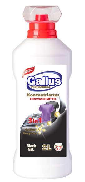 Гель для прання Gallus 3 в 1 Black  для чорних речей 2 л 4251415301336