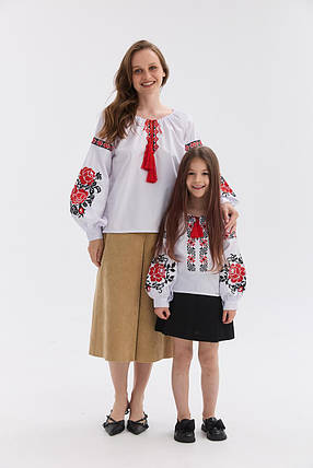 Вишиванка для мами та доньки MEREZHKA "Марія", фото 1