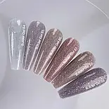 NAILSOFTHEDAY Builder gel 84 — молочний з опаловим блиском світловідбиваючий гель для нарощування, 15 мл, фото 2