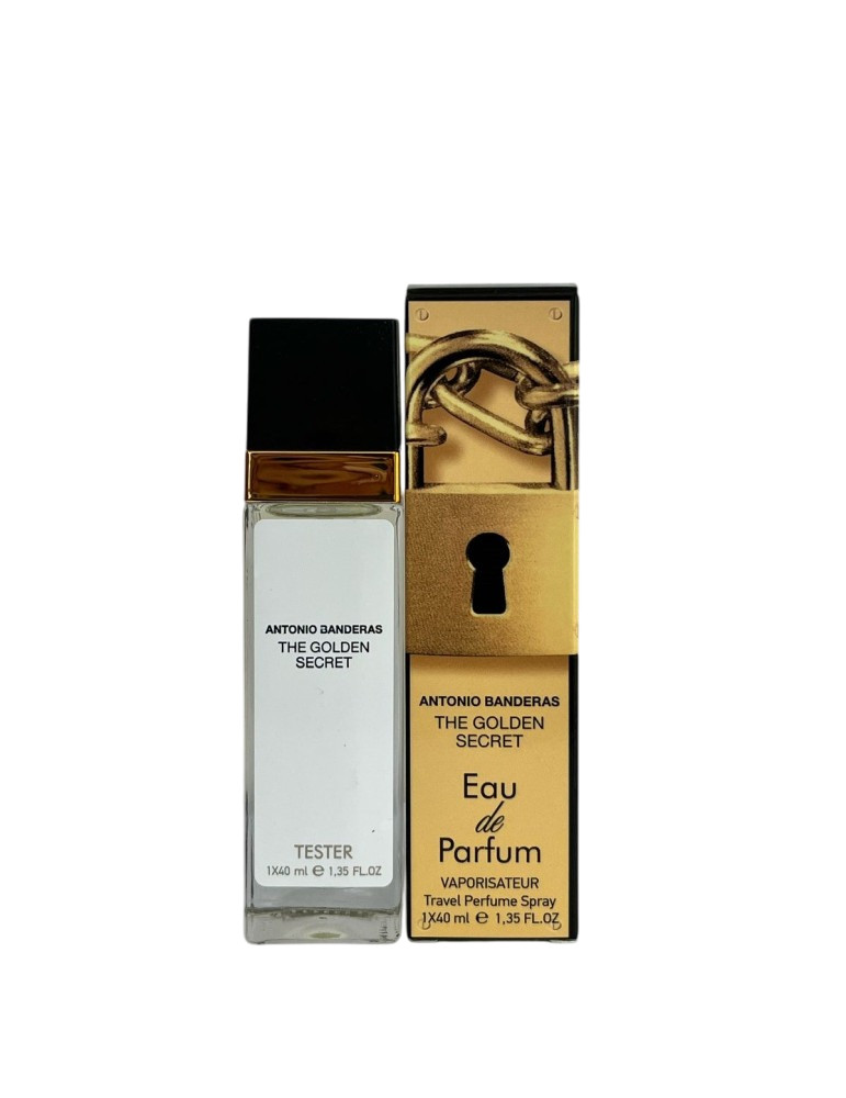 Східні чоловічі парфуми Antonio Banderas The Golden Secret — Travel Perfume 40ml, фото 1