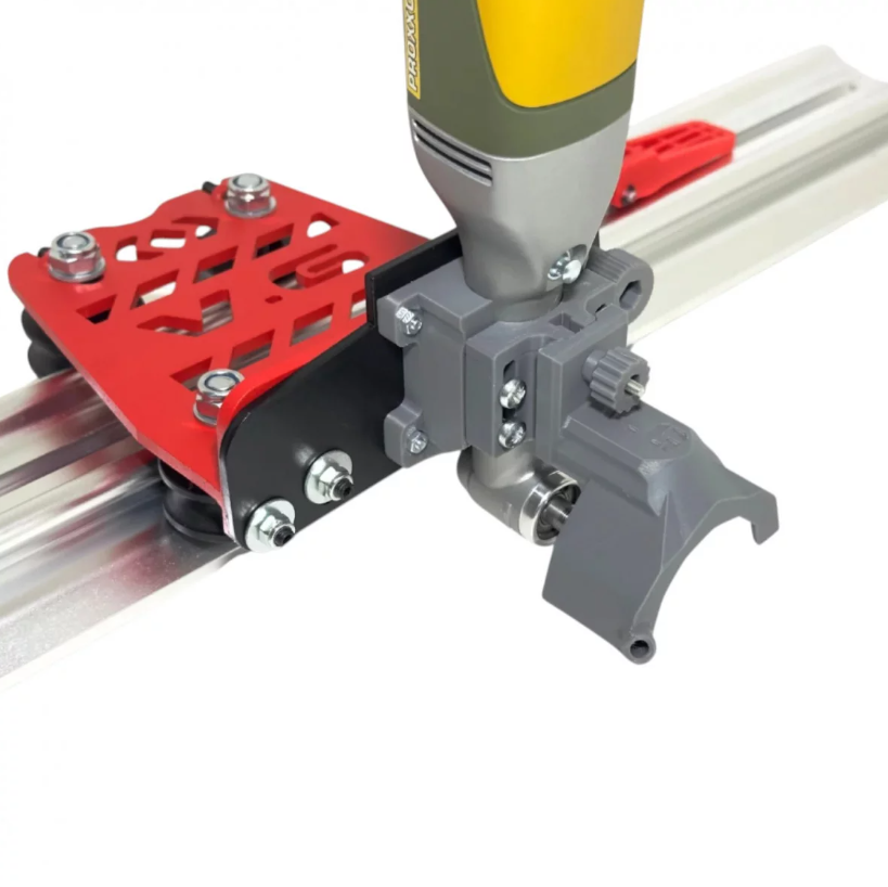 Каретка для прямого різу під гравер RROXXON на систему SHIJING 3500, фото 1