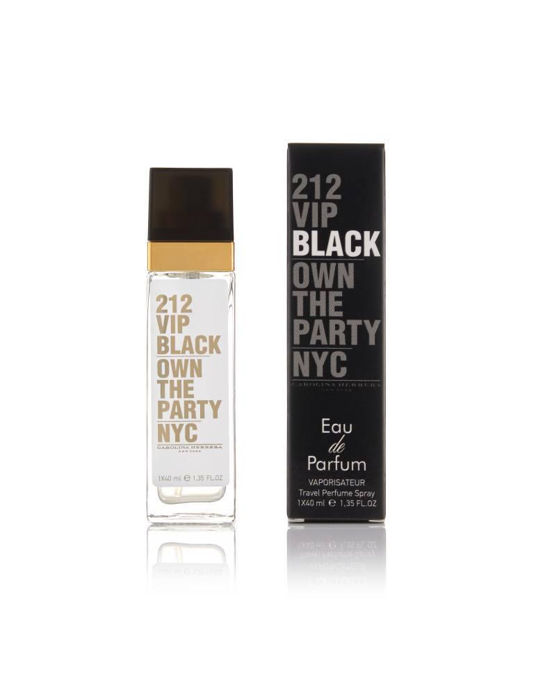 Carolina Herrera 212 Vip Black - Travel Perfume 40ml, фото 1