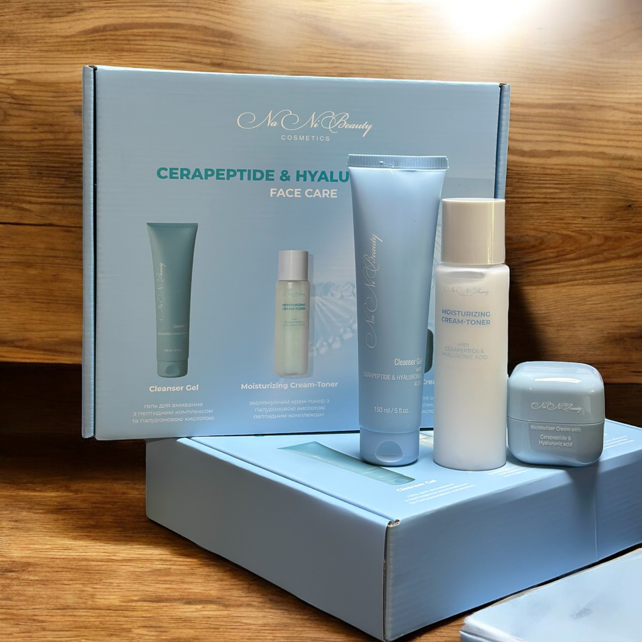 NaNiBeauty Набір для обличчя Cerapeptide & Hyaluronic Acid, фото 1