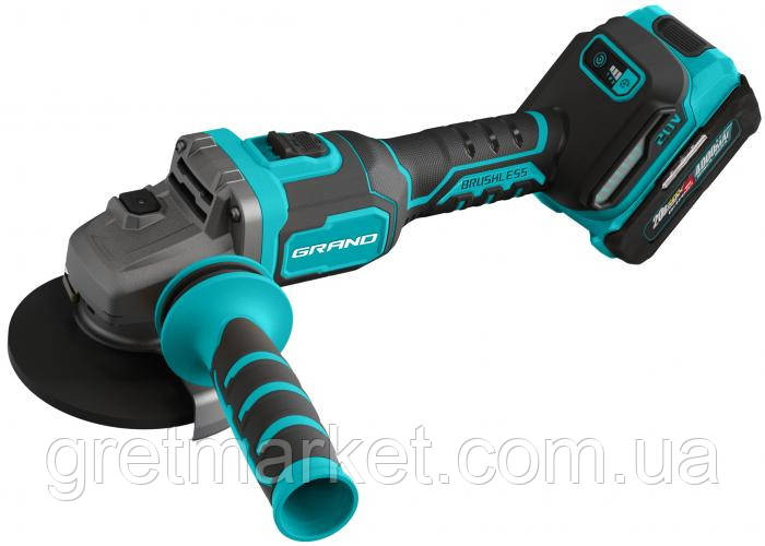 Болгарка акумуляторна GRAND МШУ-20BL/HS (кейс)