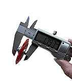 Зірочка ролик на 13 зубів для заднього перемикача велосипеда червона, фото 4