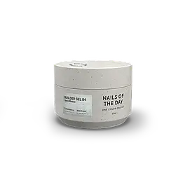 NAILSOFTHEDAY Builder gel 84 — молочний з опаловим блиском світловідбиваючий гель для нарощування, 15 мл