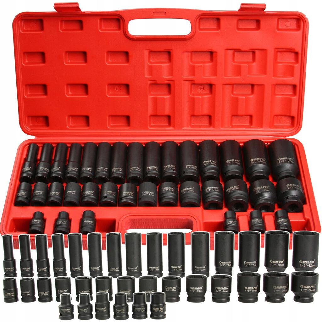Набір торцевих ударних головок 1/2" (8-32 мм) Kraft&Dele KD11757, фото 1